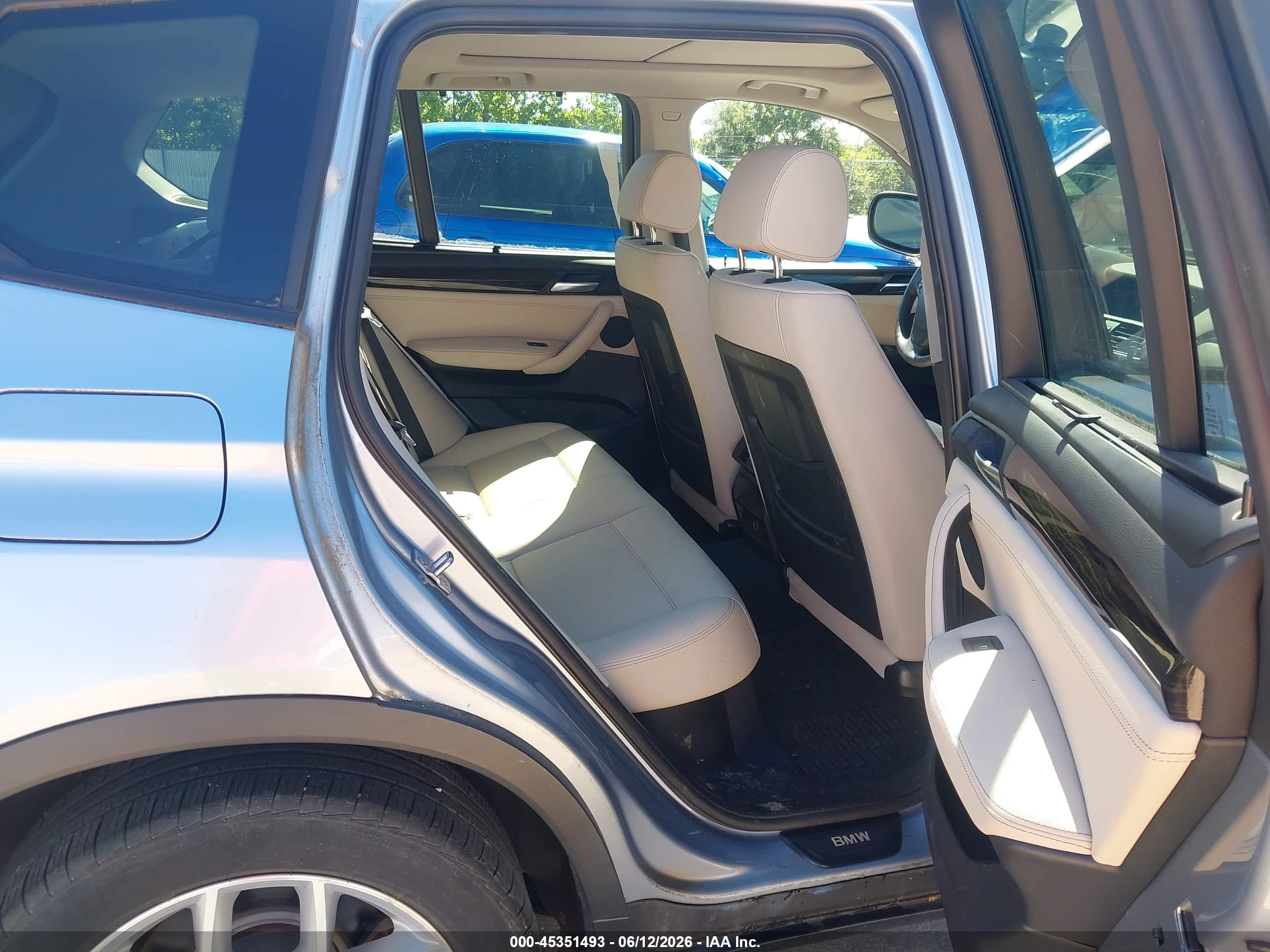 2013 Bmw X3 Xdrive28i Серый vin: 5UXWX9C58D0A32199