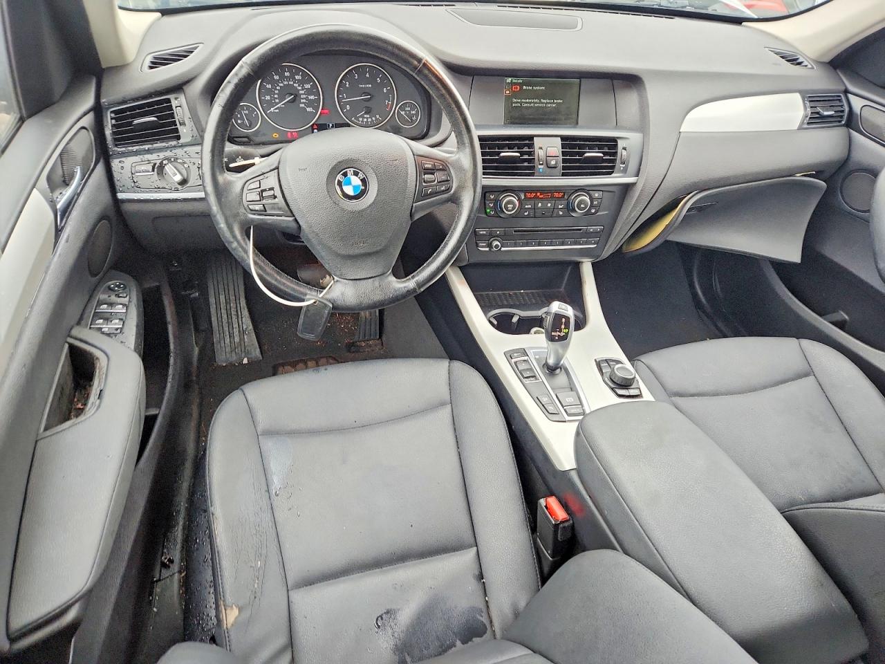2013 Bmw X3 Xdrive28i Silver vin: 5UXWX9C58D0D02211