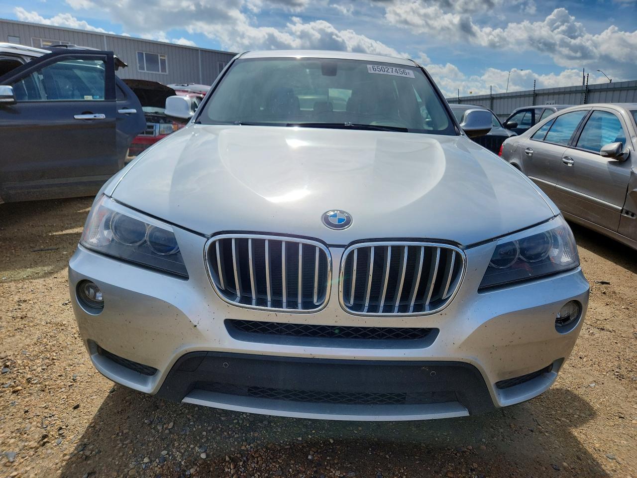 2013 Bmw X3 Xdrive28i Silver vin: 5UXWX9C58D0D07232