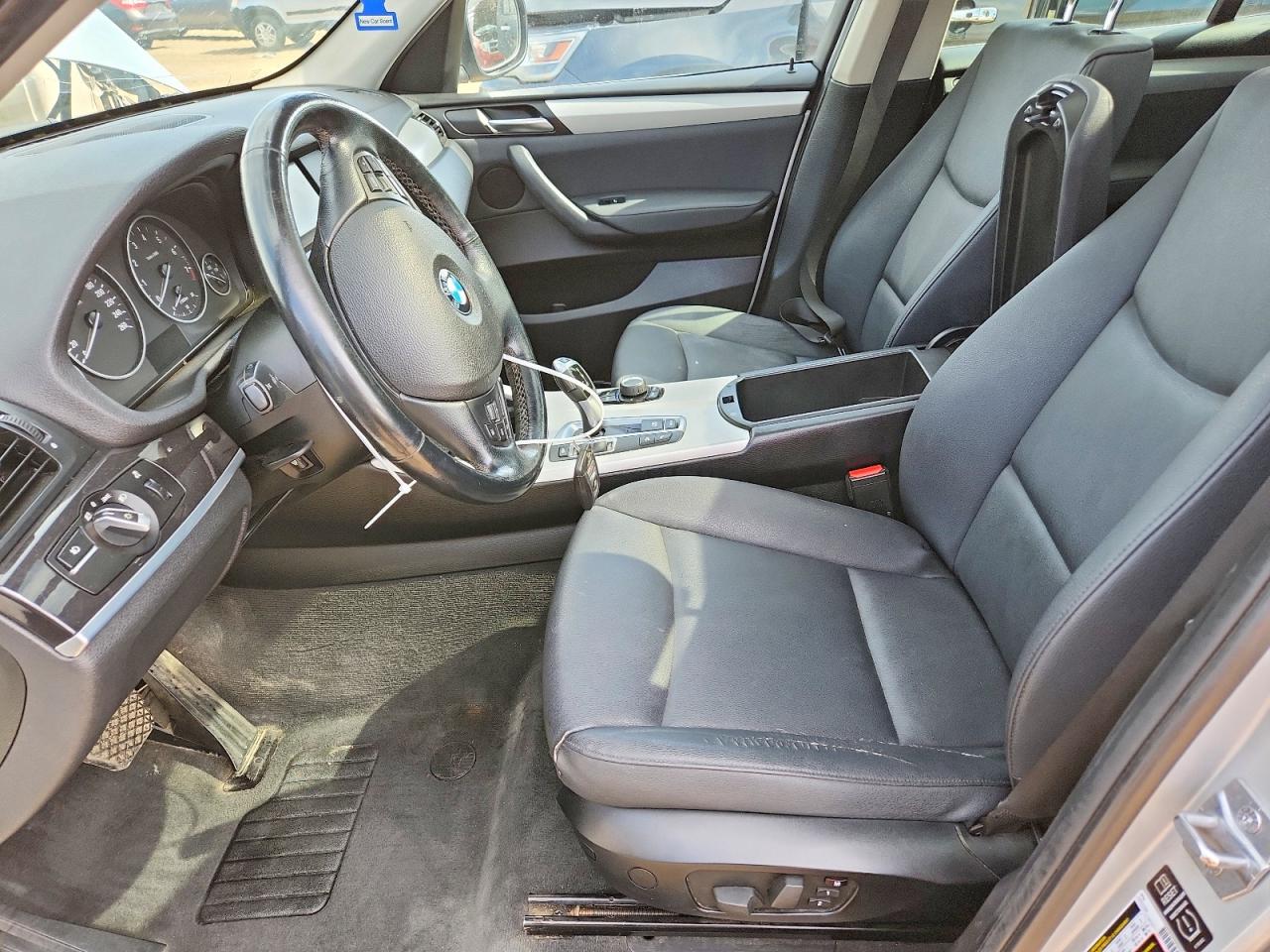 2013 Bmw X3 Xdrive28i Silver vin: 5UXWX9C58D0D07232
