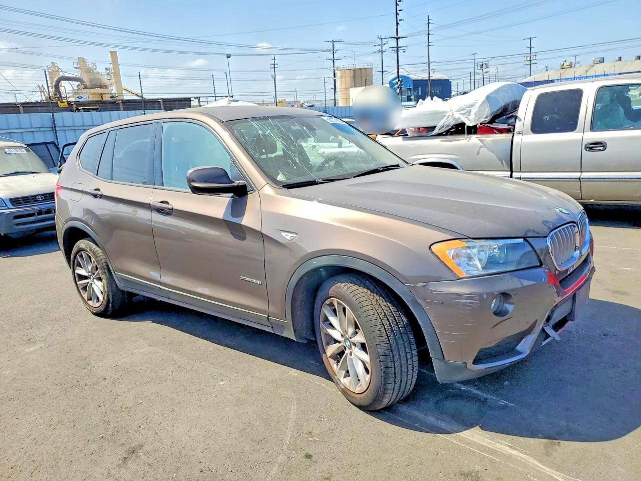 2014 Bmw X3 Xdrive28i Brown vin: 5UXWX9C58E0D17504