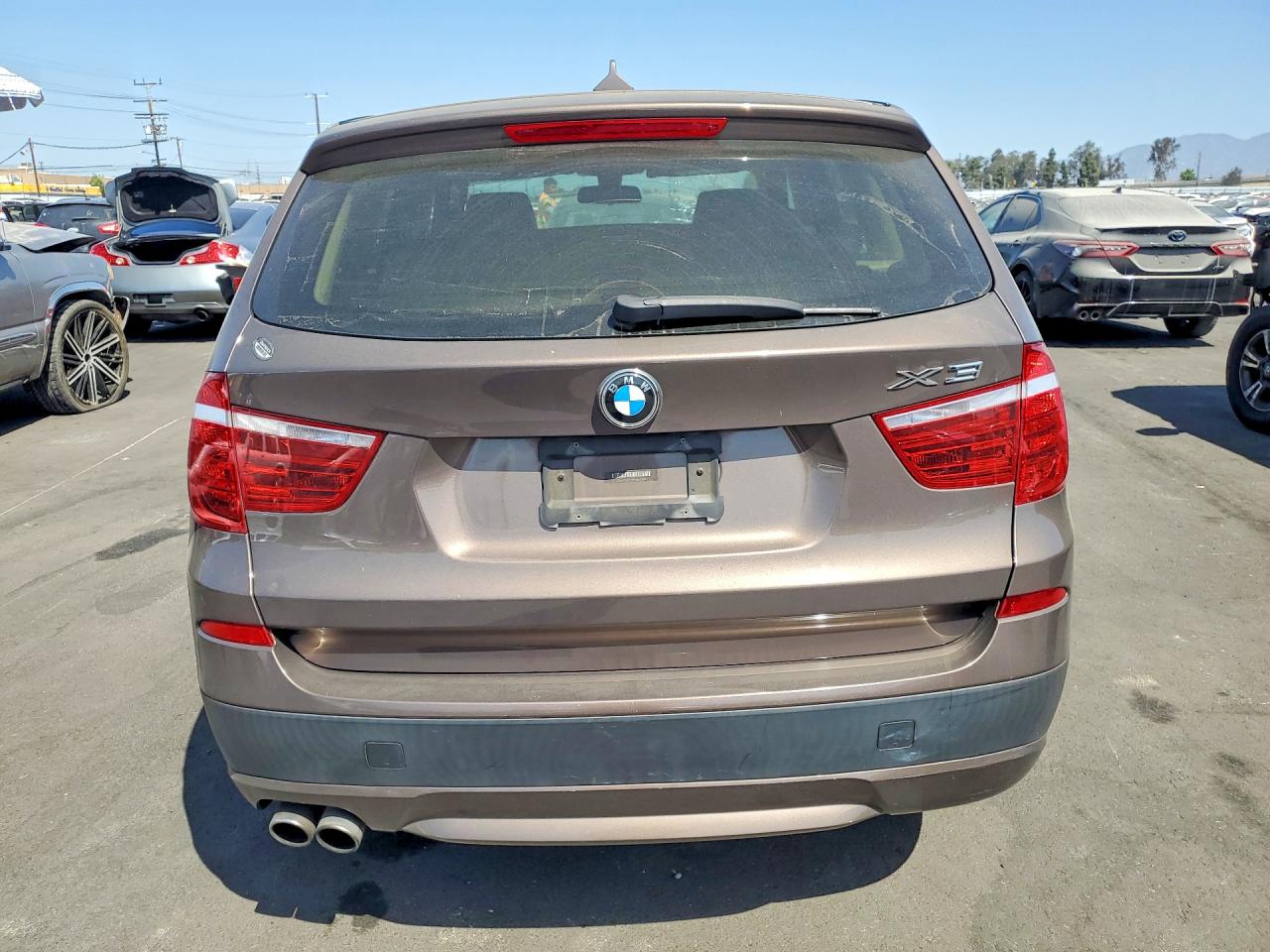2014 Bmw X3 Xdrive28i Brown vin: 5UXWX9C58E0D17504