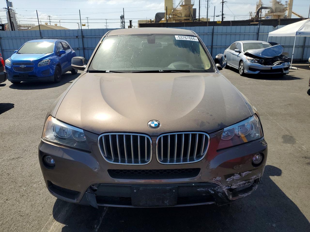 2014 Bmw X3 Xdrive28i Brown vin: 5UXWX9C58E0D17504