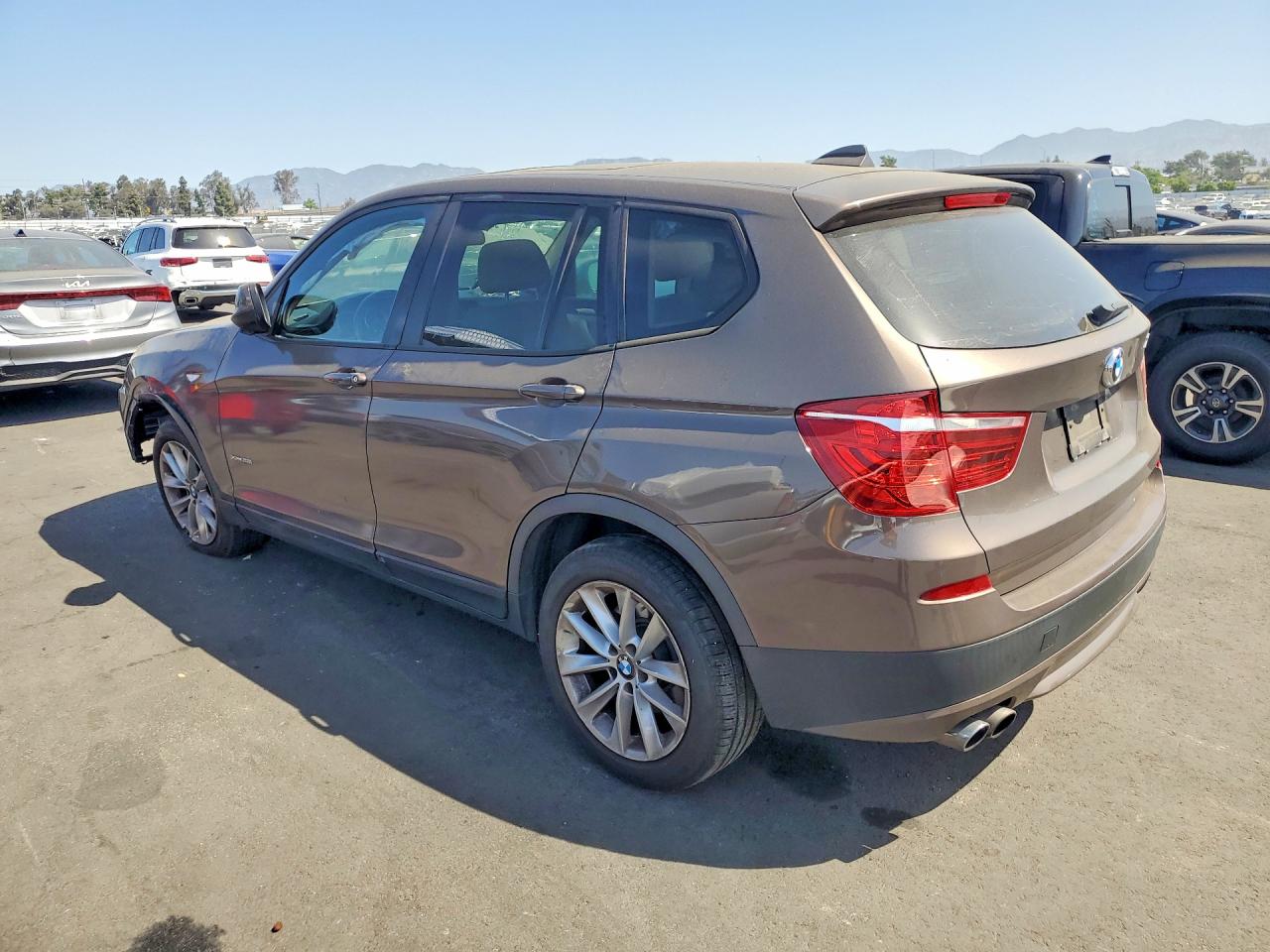 2014 Bmw X3 Xdrive28i Brown vin: 5UXWX9C58E0D17504
