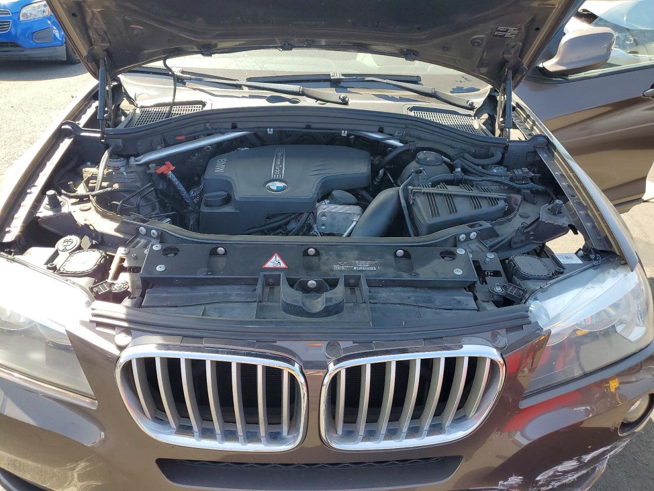 2014 Bmw X3 Xdrive28i Brown vin: 5UXWX9C58E0D17504