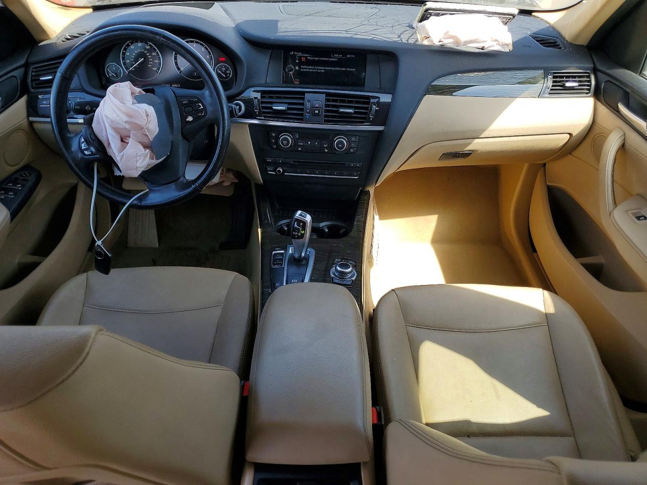 2014 Bmw X3 Xdrive28i Brown vin: 5UXWX9C58E0D17504