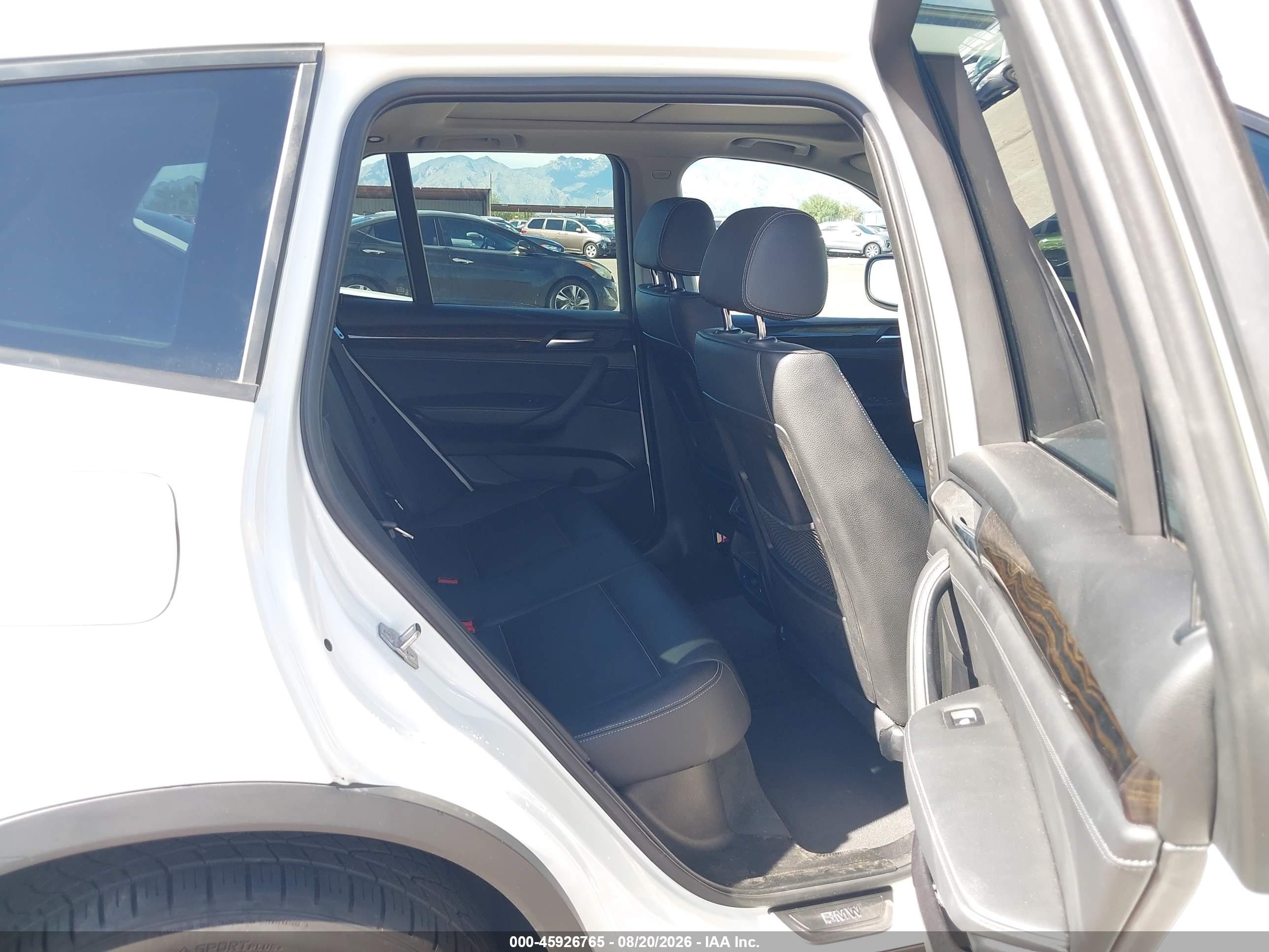 2014 Bmw X3 Xdrive28i White vin: 5UXWX9C58E0D25361