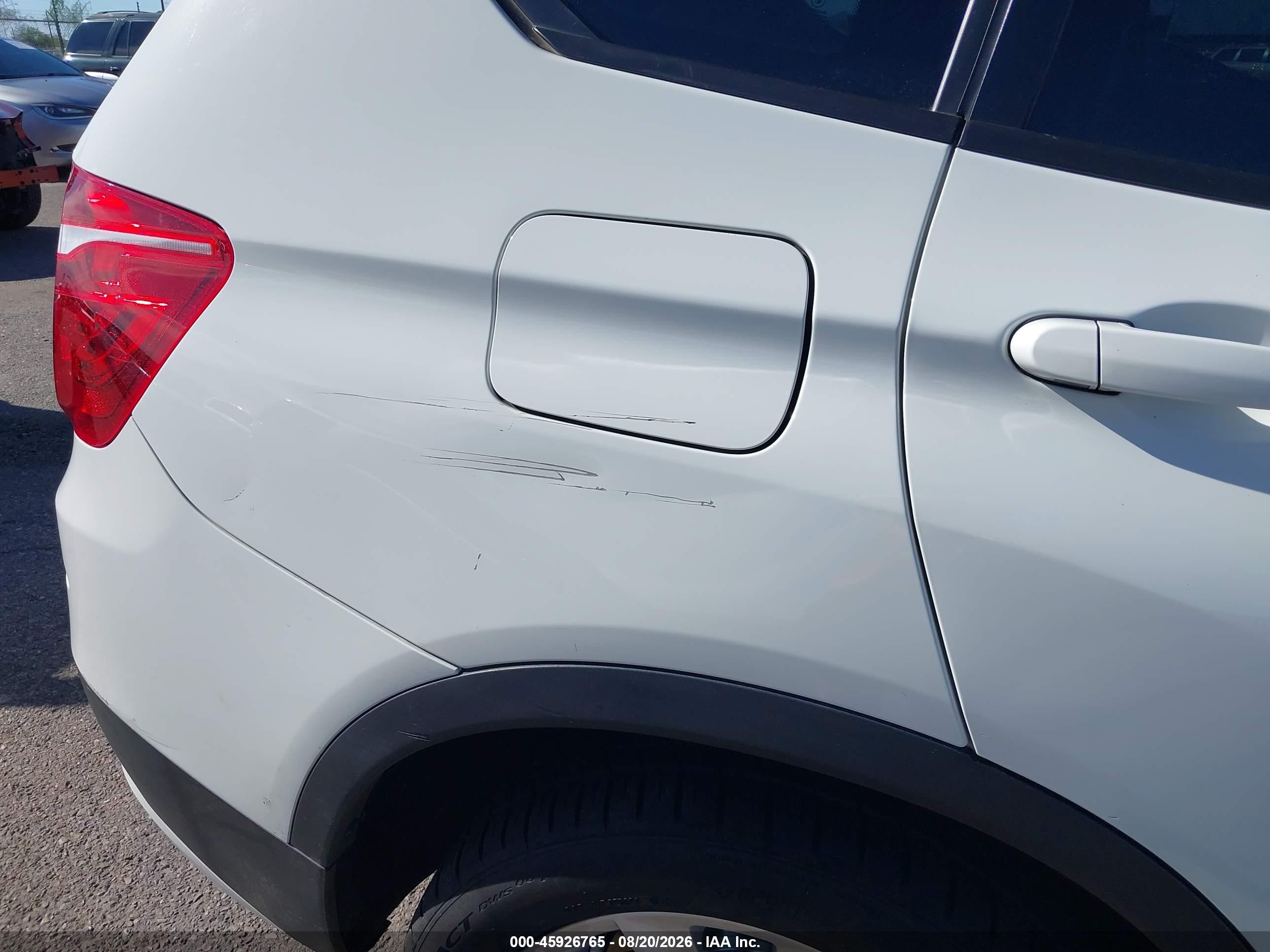 2014 Bmw X3 Xdrive28i White vin: 5UXWX9C58E0D25361