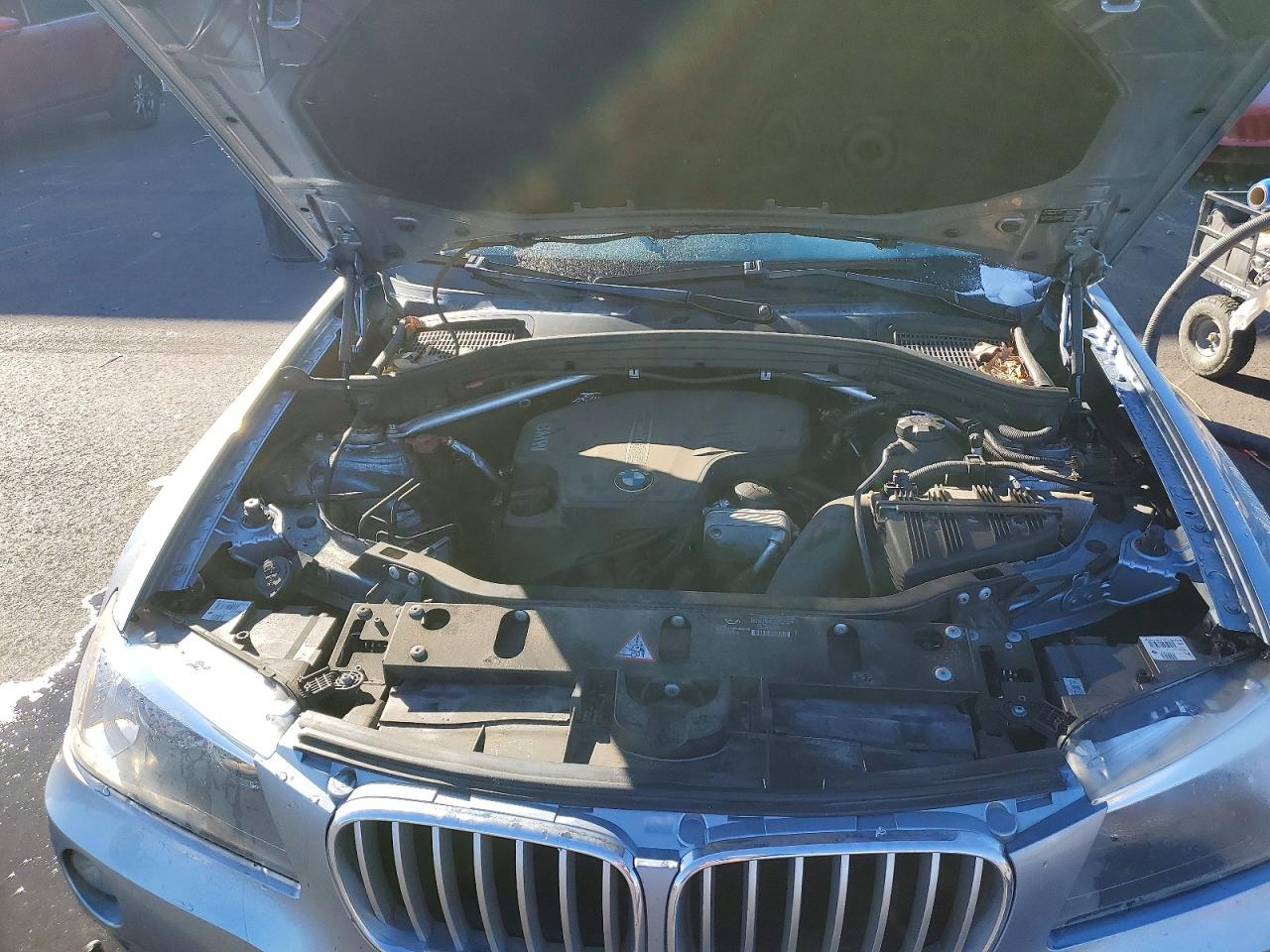 2014 Bmw X3 Xdrive28i Blue vin: 5UXWX9C58E0D28714