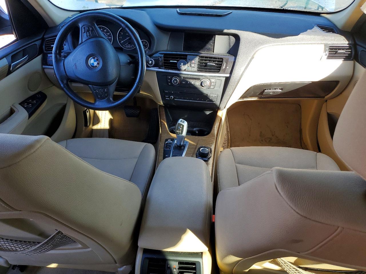 2014 Bmw X3 Xdrive28i Blue vin: 5UXWX9C58E0D28714