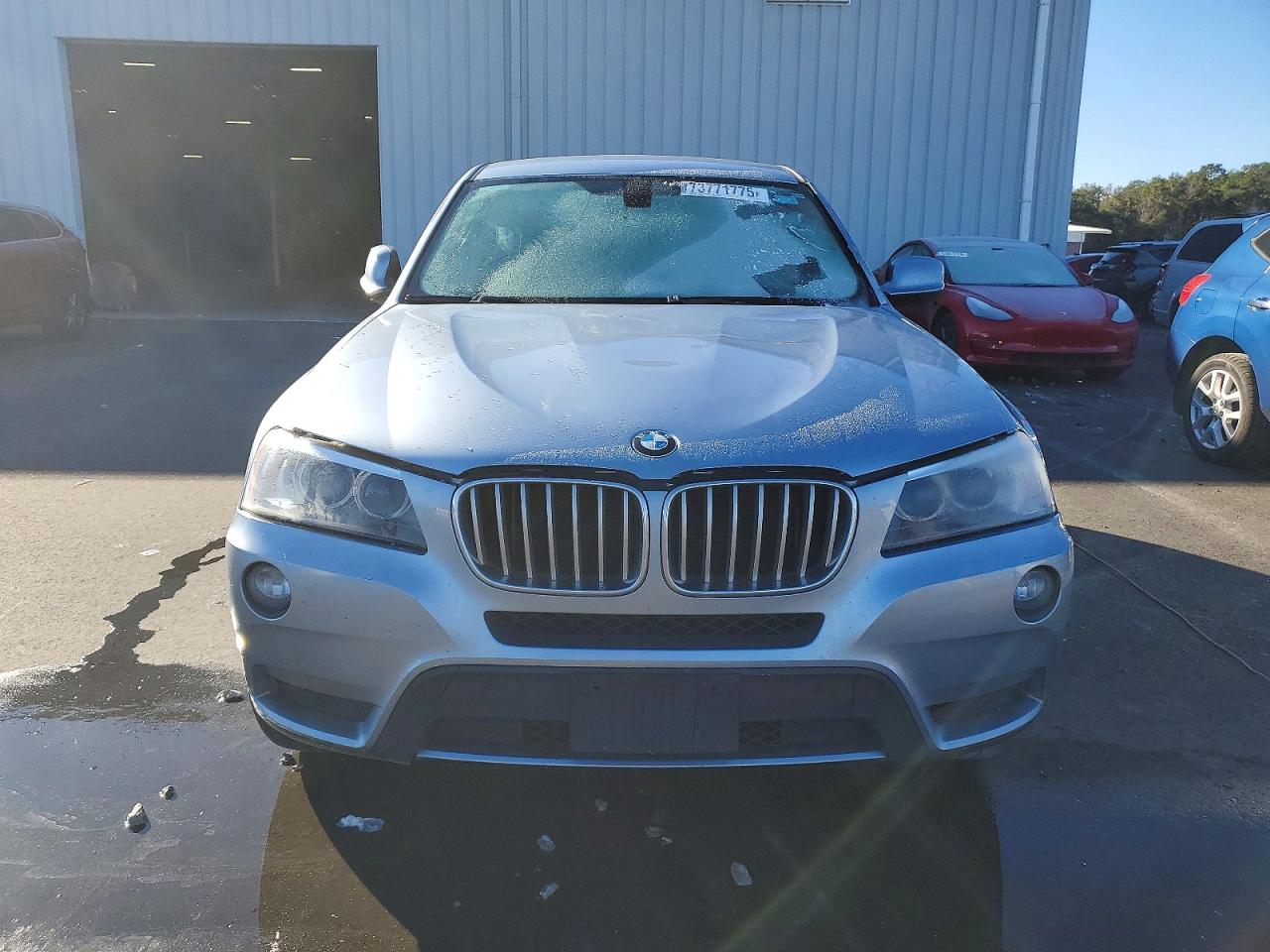 2014 Bmw X3 Xdrive28i Blue vin: 5UXWX9C58E0D28714