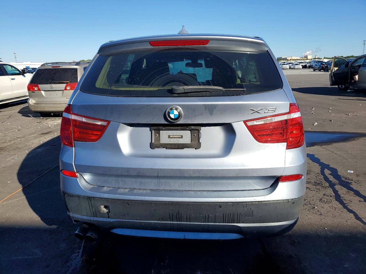 2014 Bmw X3 Xdrive28i Blue vin: 5UXWX9C58E0D28714