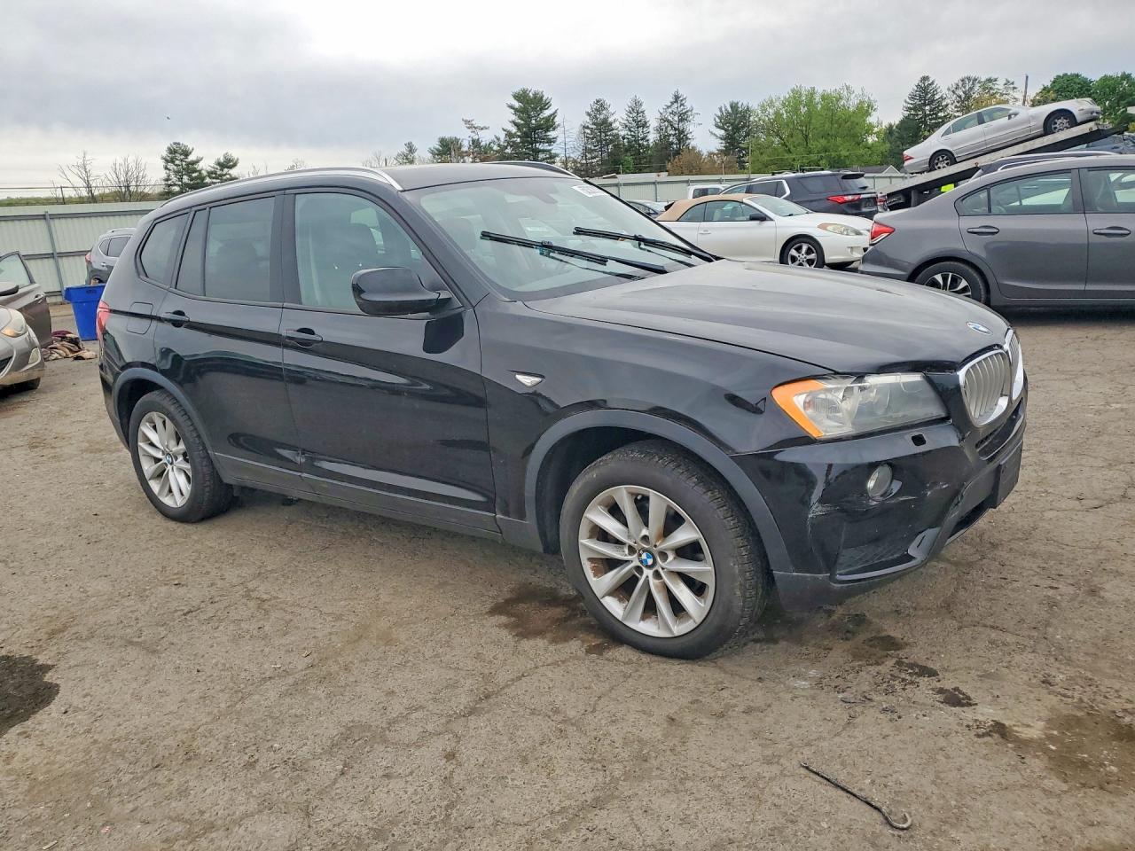 2014 Bmw X3 Xdrive28i Black vin: 5UXWX9C58E0D33007