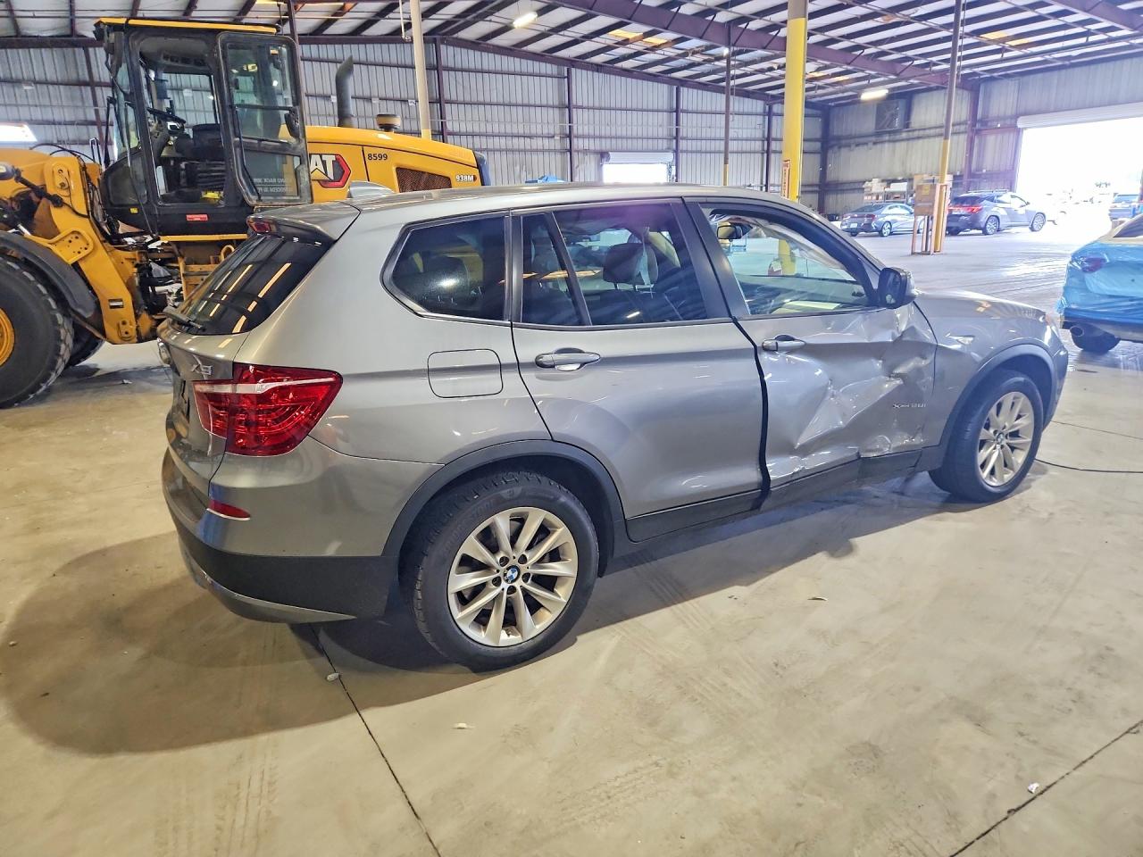 2014 Bmw X3 Xdrive28i Gray vin: 5UXWX9C58E0D33377