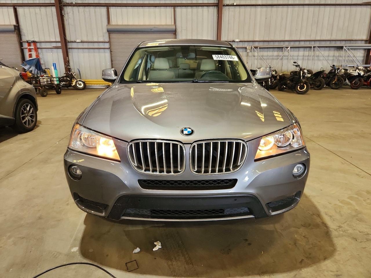 2014 Bmw X3 Xdrive28i Gray vin: 5UXWX9C58E0D33377