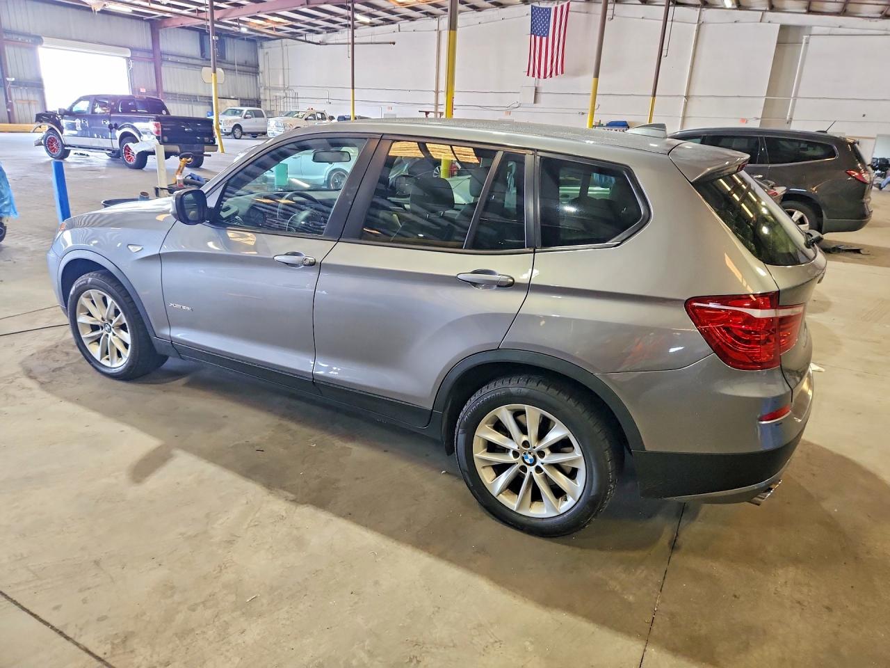 2014 Bmw X3 Xdrive28i Gray vin: 5UXWX9C58E0D33377