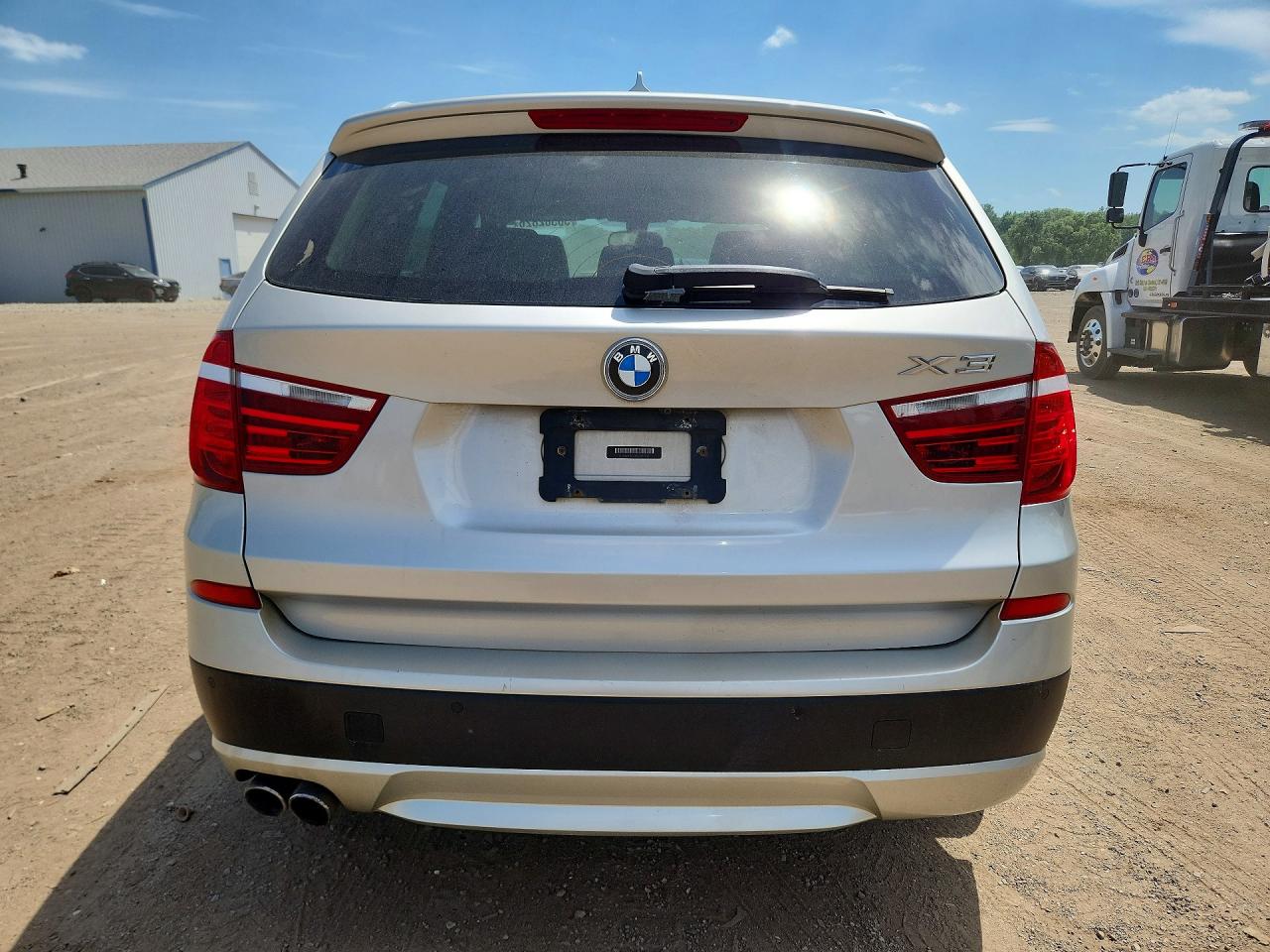 2014 Bmw X3 Xdrive28i Silver vin: 5UXWX9C58E0D33492