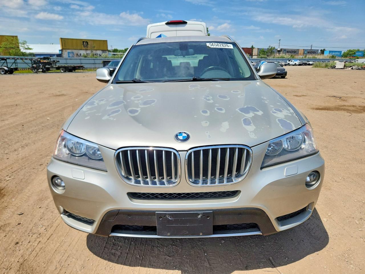 2014 Bmw X3 Xdrive28i Silver vin: 5UXWX9C58E0D33492