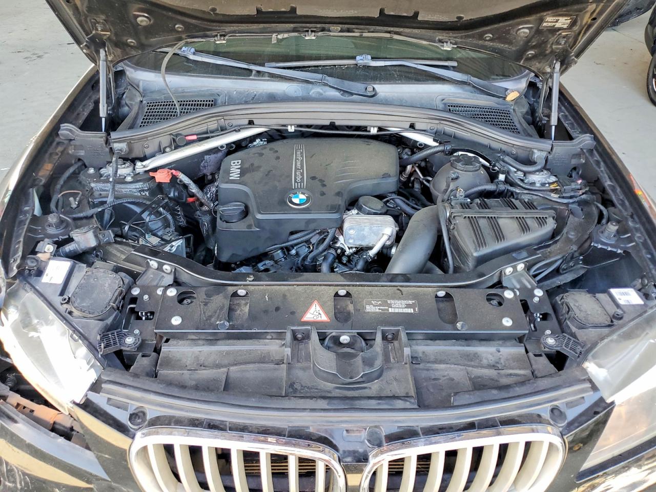 2014 Bmw X3 Xdrive28i Black vin: 5UXWX9C58E0D36828