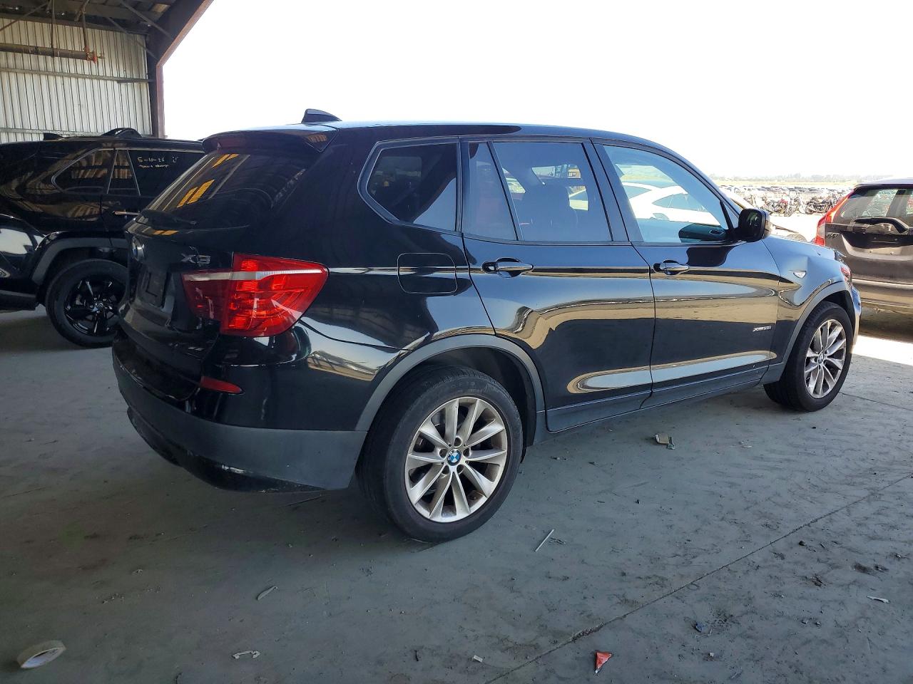 2014 Bmw X3 Xdrive28i Black vin: 5UXWX9C58E0D36828