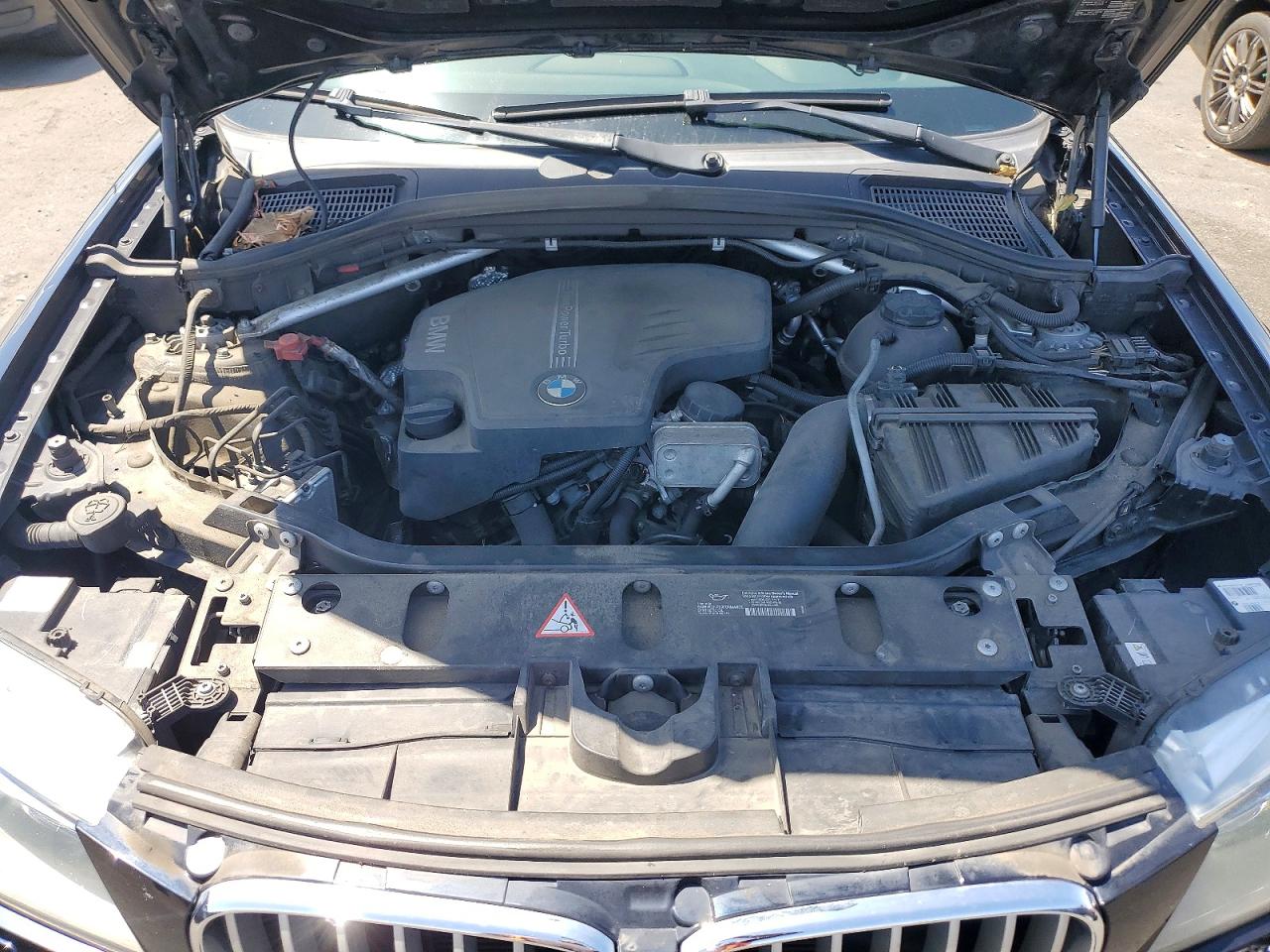 2014 Bmw X3 Xdrive28i Blue vin: 5UXWX9C58E0D37395