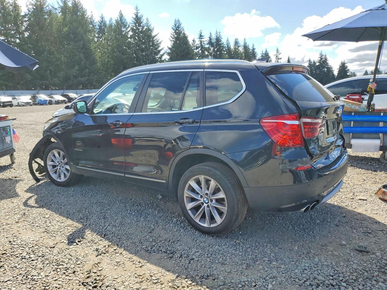 2014 Bmw X3 Xdrive28i Black vin: 5UXWX9C58E0D41169