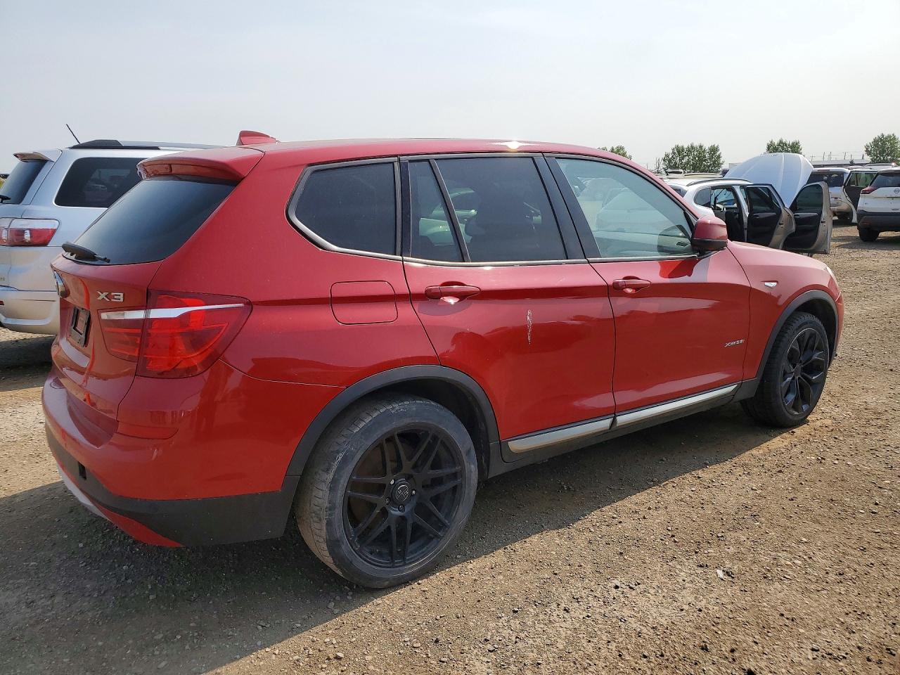 2015 Bmw X3 Xdrive28i Red vin: 5UXWX9C58F0D50374