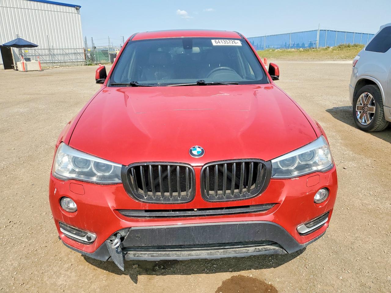 2015 Bmw X3 Xdrive28i Red vin: 5UXWX9C58F0D50374
