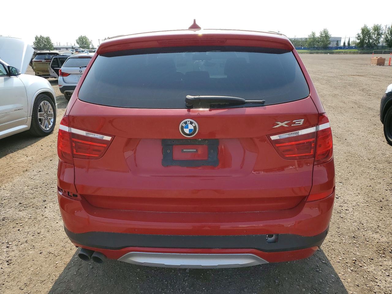 2015 Bmw X3 Xdrive28i Red vin: 5UXWX9C58F0D50374