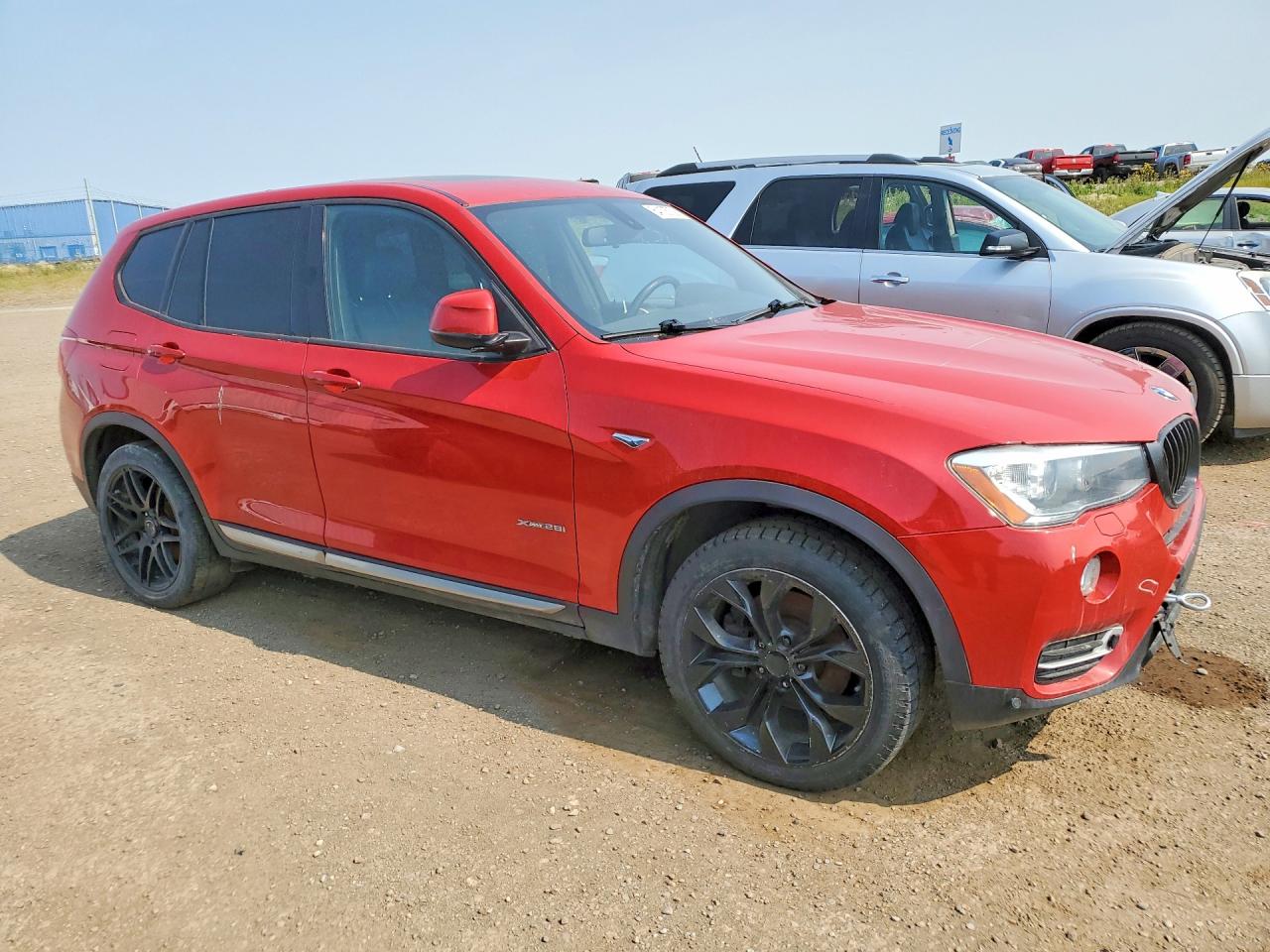 2015 Bmw X3 Xdrive28i Red vin: 5UXWX9C58F0D50374