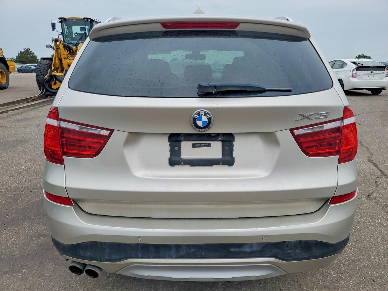 2015 Bmw X3 Xdrive28i Gray vin: 5UXWX9C58F0D51962