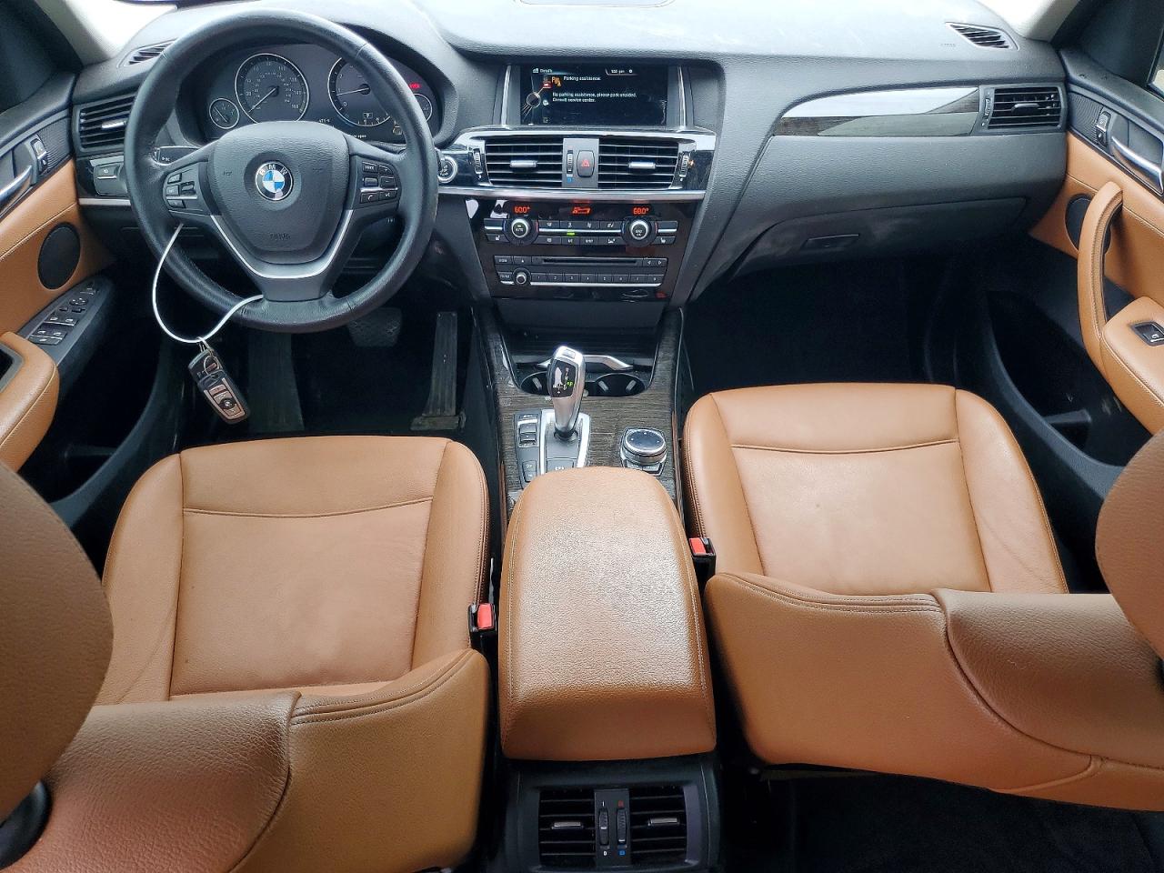 2015 Bmw X3 Xdrive28i Gray vin: 5UXWX9C58F0D51962