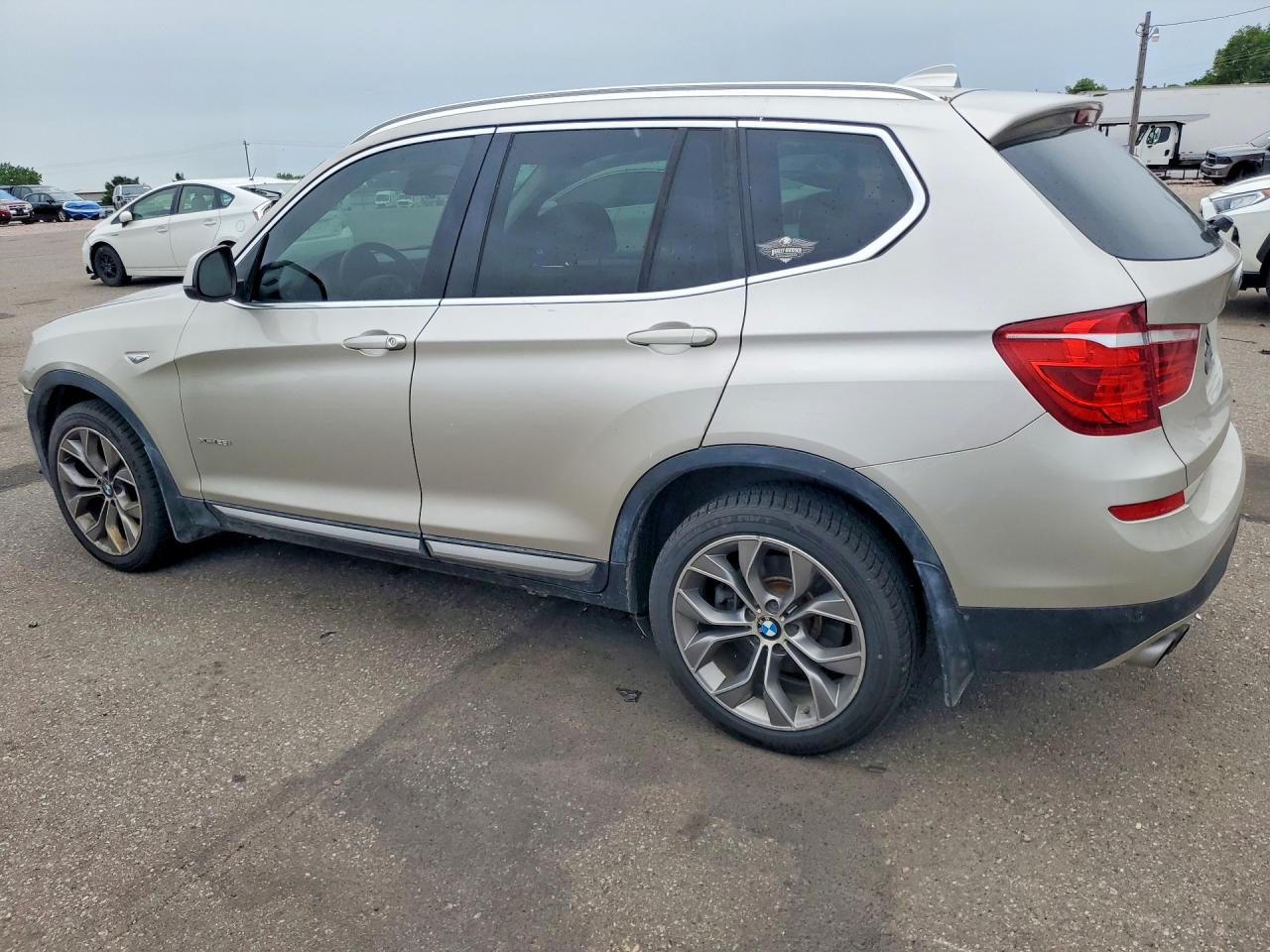 2015 Bmw X3 Xdrive28i Gray vin: 5UXWX9C58F0D51962