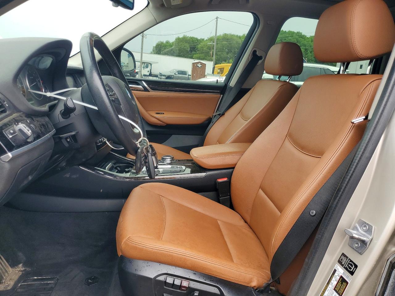 2015 Bmw X3 Xdrive28i Gray vin: 5UXWX9C58F0D51962