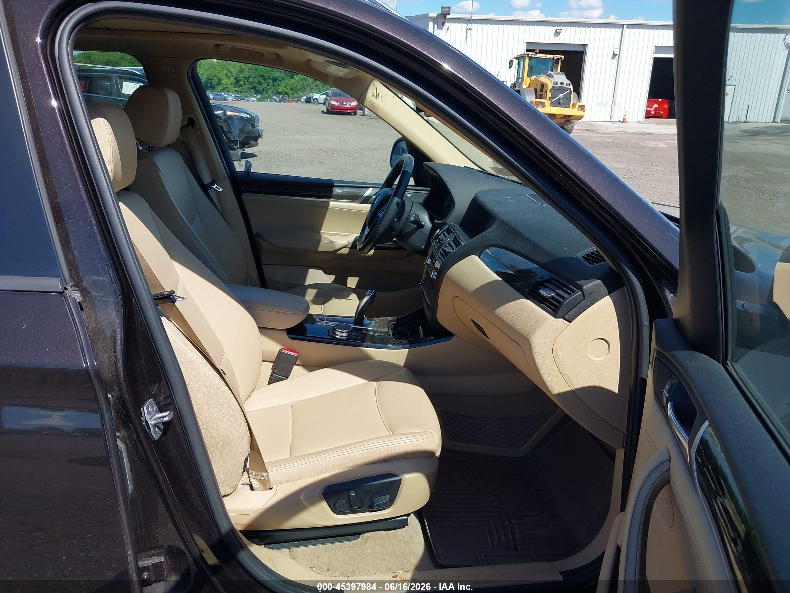 2015 Bmw X3 Xdrive28i Black vin: 5UXWX9C58F0D58703