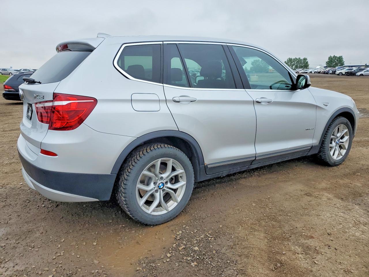 2013 Bmw X3 Xdrive28i Silver vin: 5UXWX9C59D0A09935