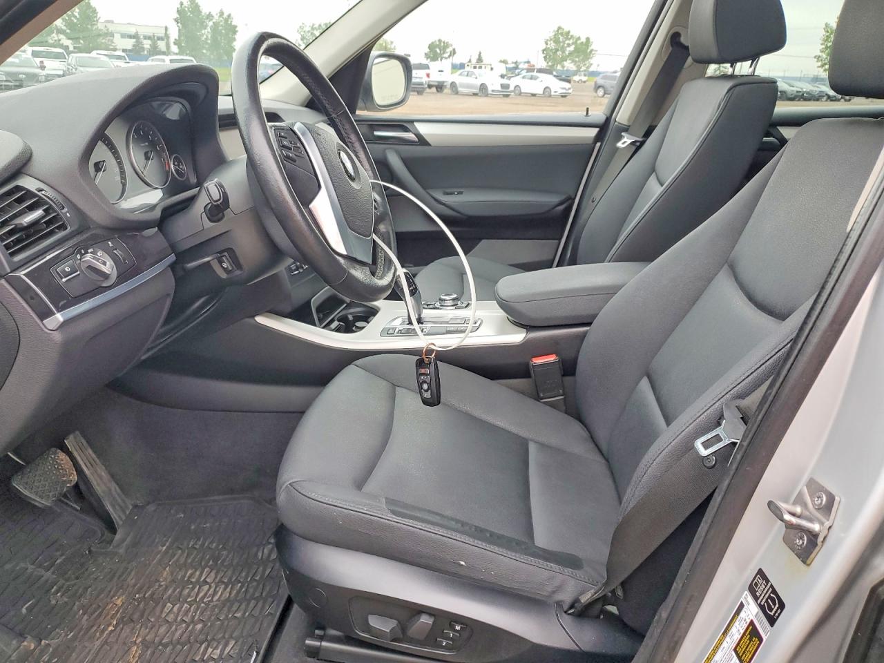 2013 Bmw X3 Xdrive28i Silver vin: 5UXWX9C59D0A09935