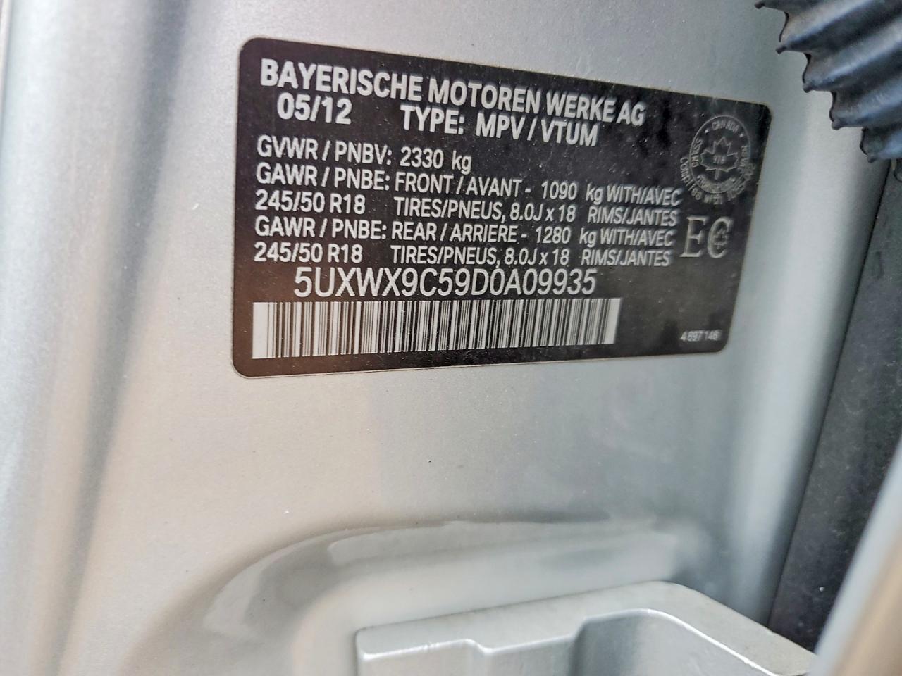2013 Bmw X3 Xdrive28i Silver vin: 5UXWX9C59D0A09935