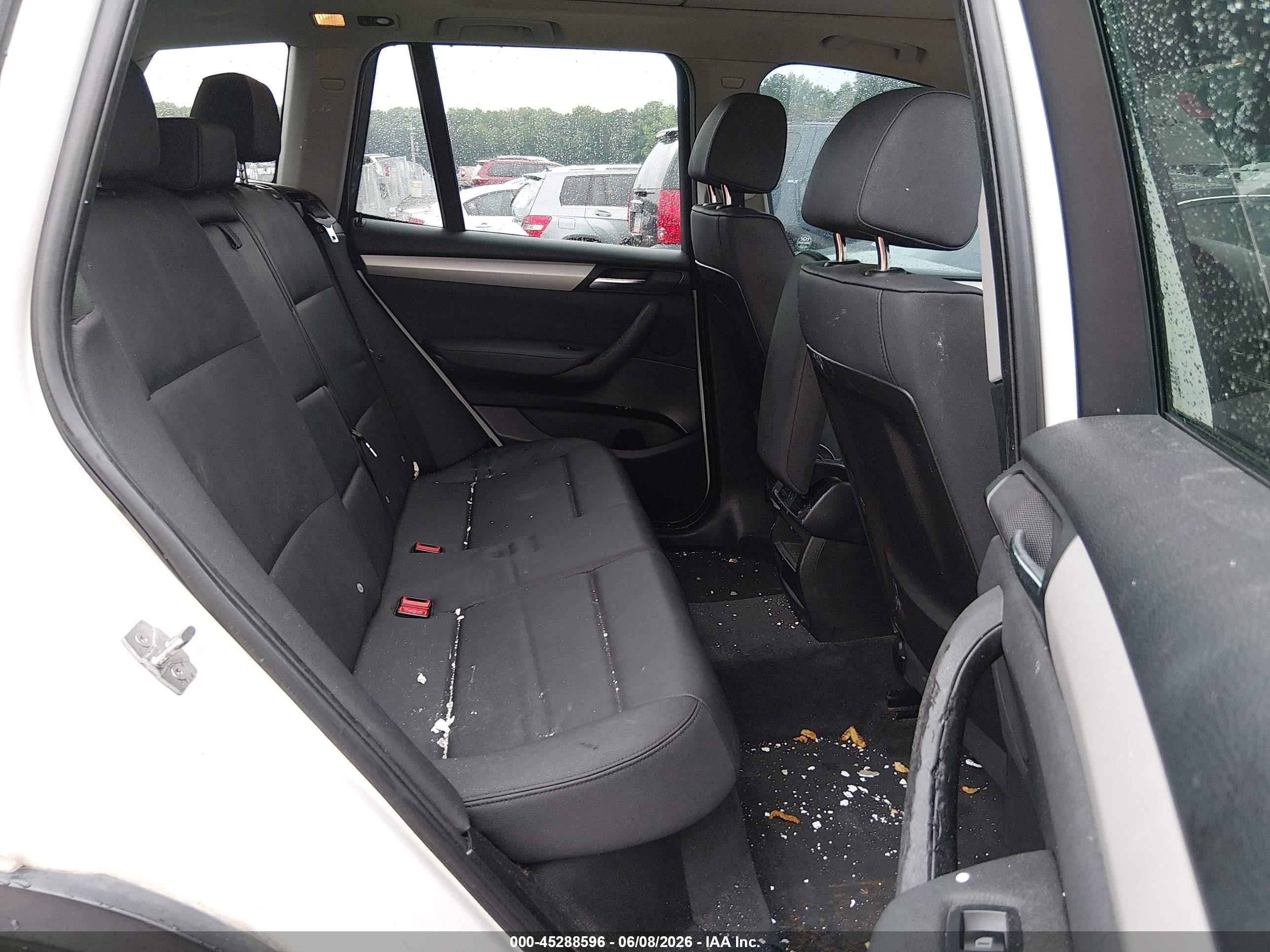 2013 Bmw X3 Xdrive28i White vin: 5UXWX9C59D0A11037