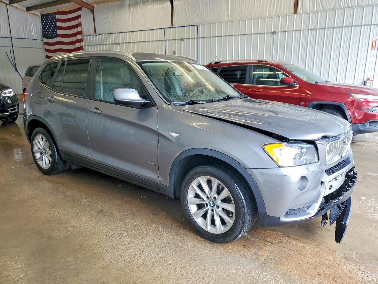2013 Bmw X3 Xdrive28i Gray vin: 5UXWX9C59D0A18117