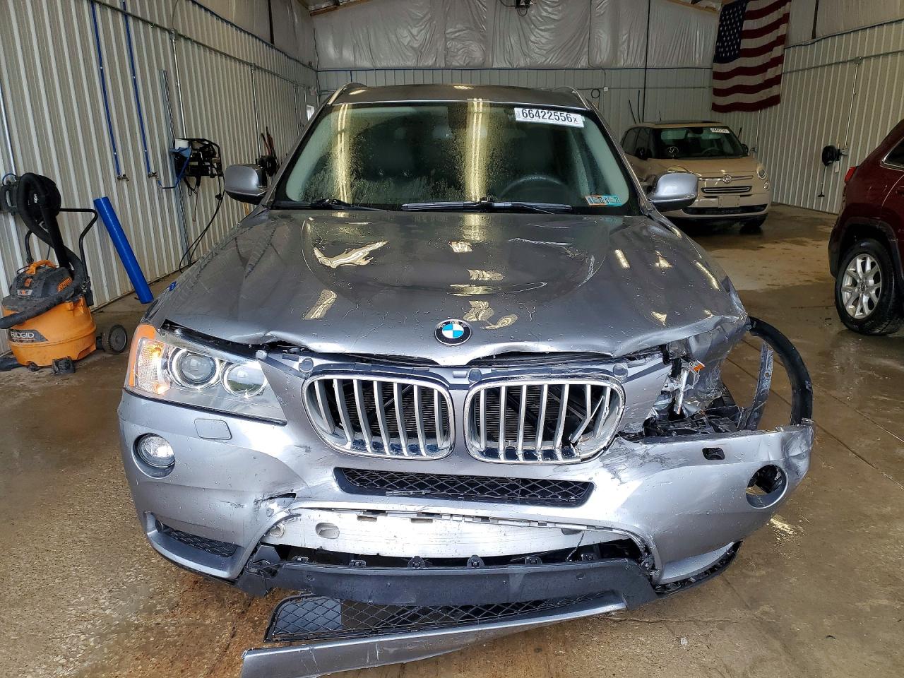 2013 Bmw X3 Xdrive28i Gray vin: 5UXWX9C59D0A18117