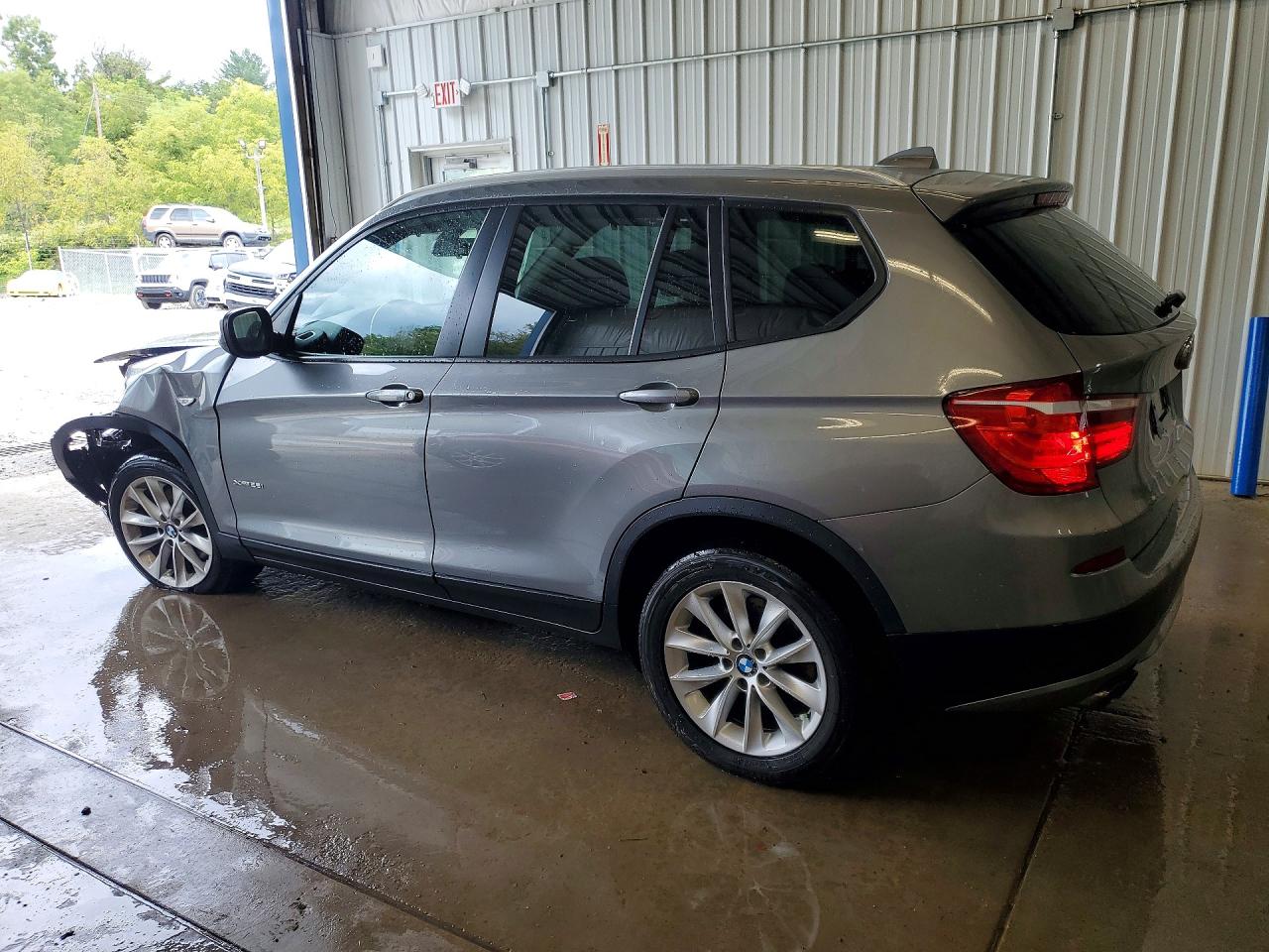2013 Bmw X3 Xdrive28i Gray vin: 5UXWX9C59D0A18117