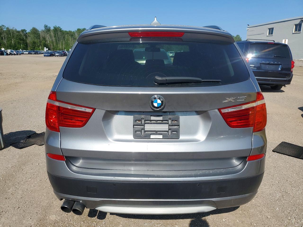 2013 Bmw X3 28i Gray vin: 5UXWX9C59D0A22975