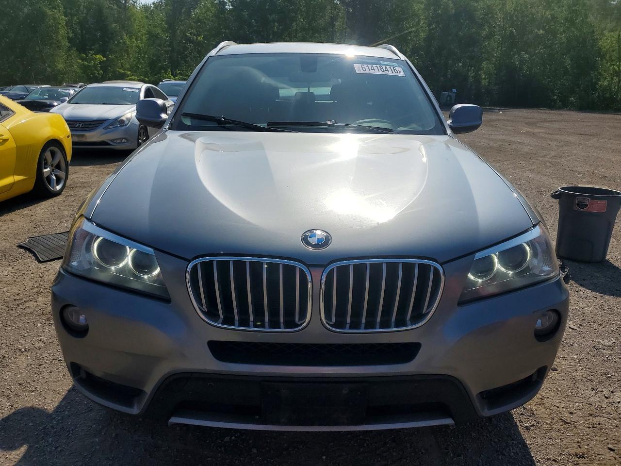 2013 Bmw X3 28i Gray vin: 5UXWX9C59D0A22975