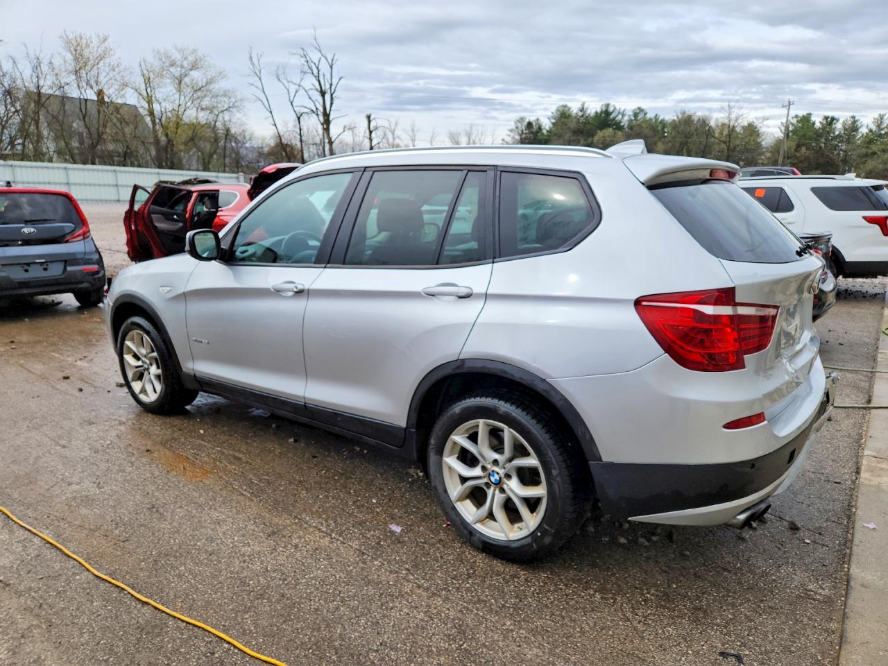 2013 Bmw X3 Xdrive28i Silver vin: 5UXWX9C59D0A25424