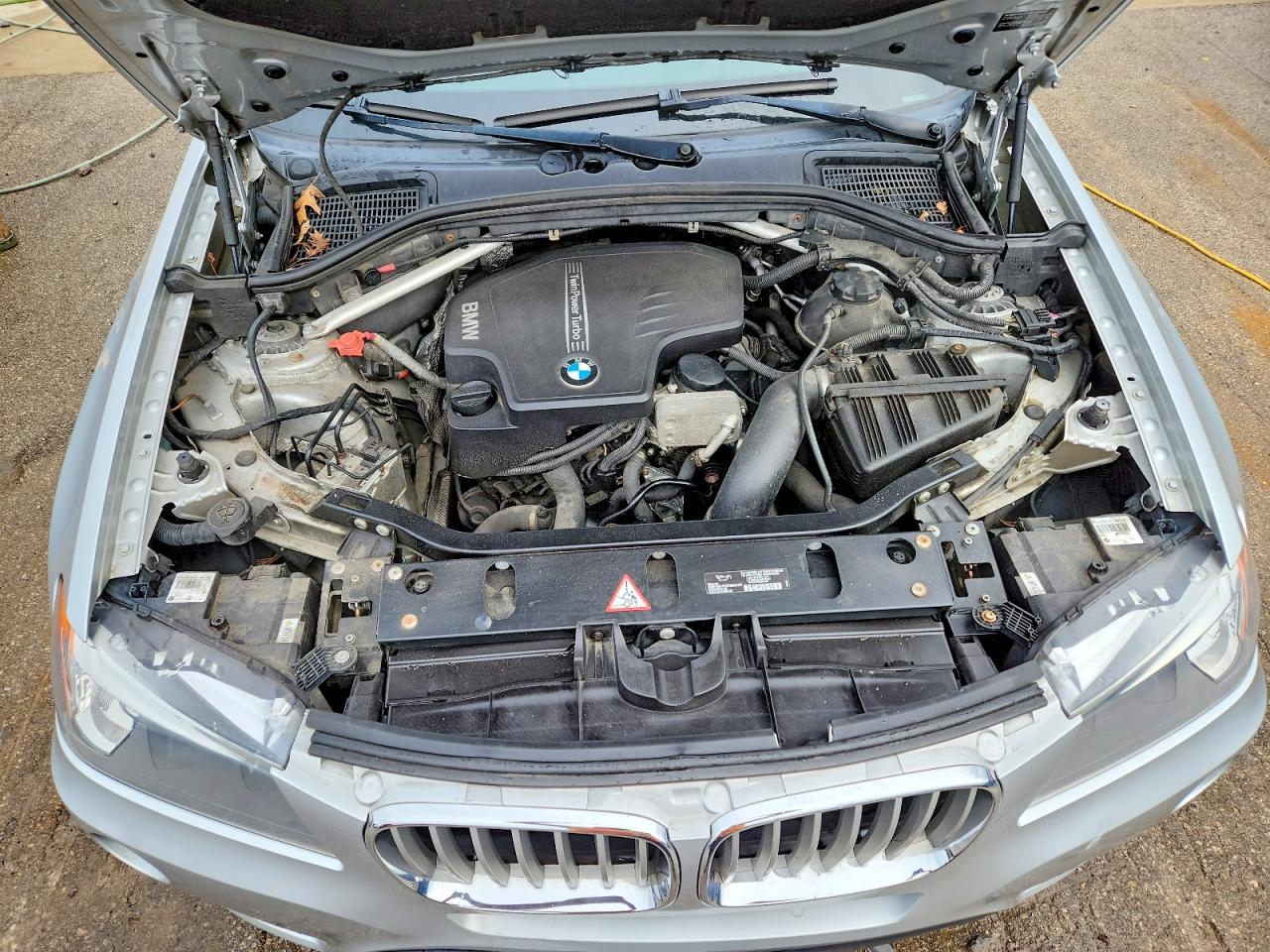 2013 Bmw X3 Xdrive28i Silver vin: 5UXWX9C59D0A25424