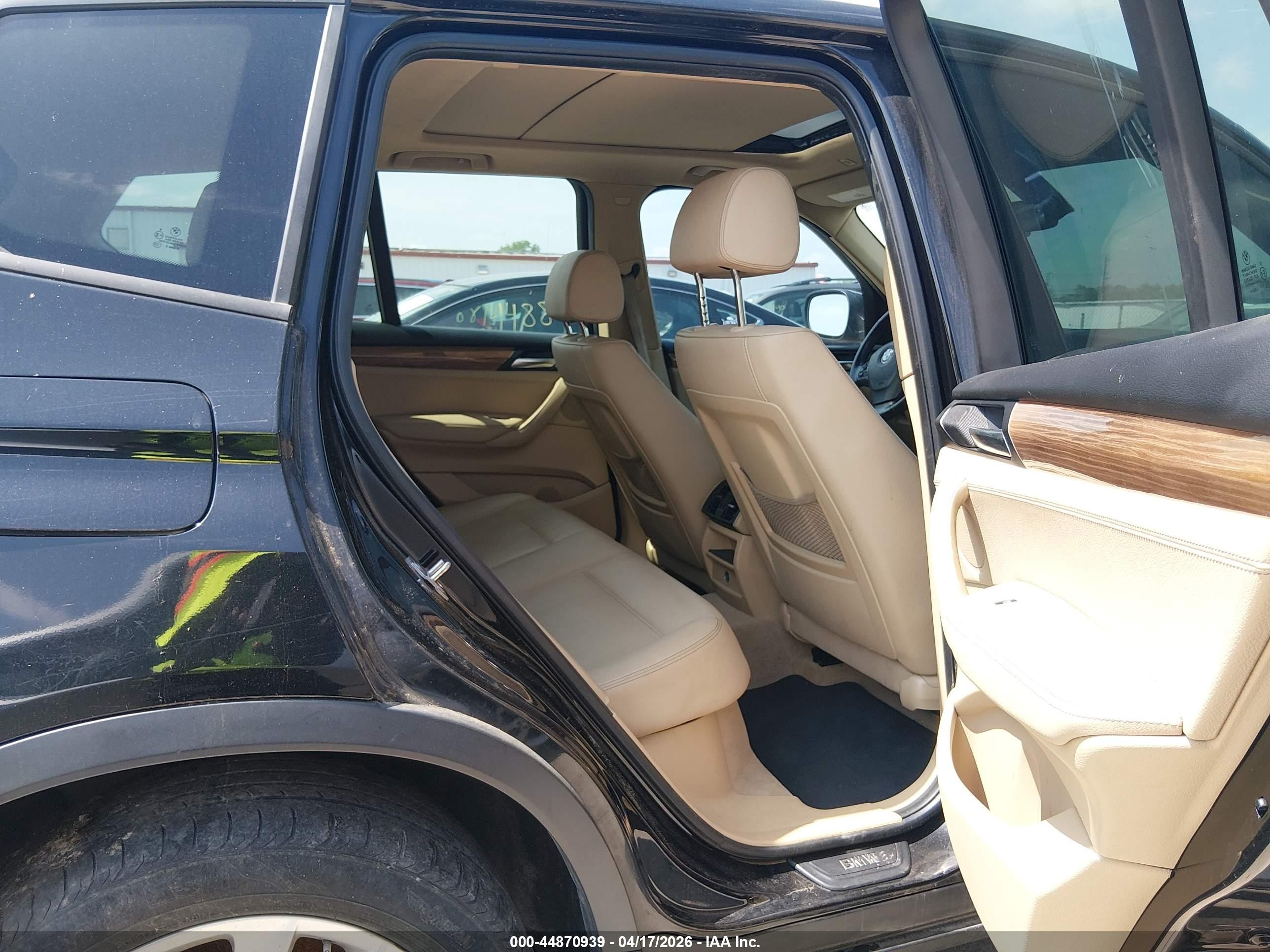 2013 Bmw X3 Xdrive28i Black vin: 5UXWX9C59D0A27044