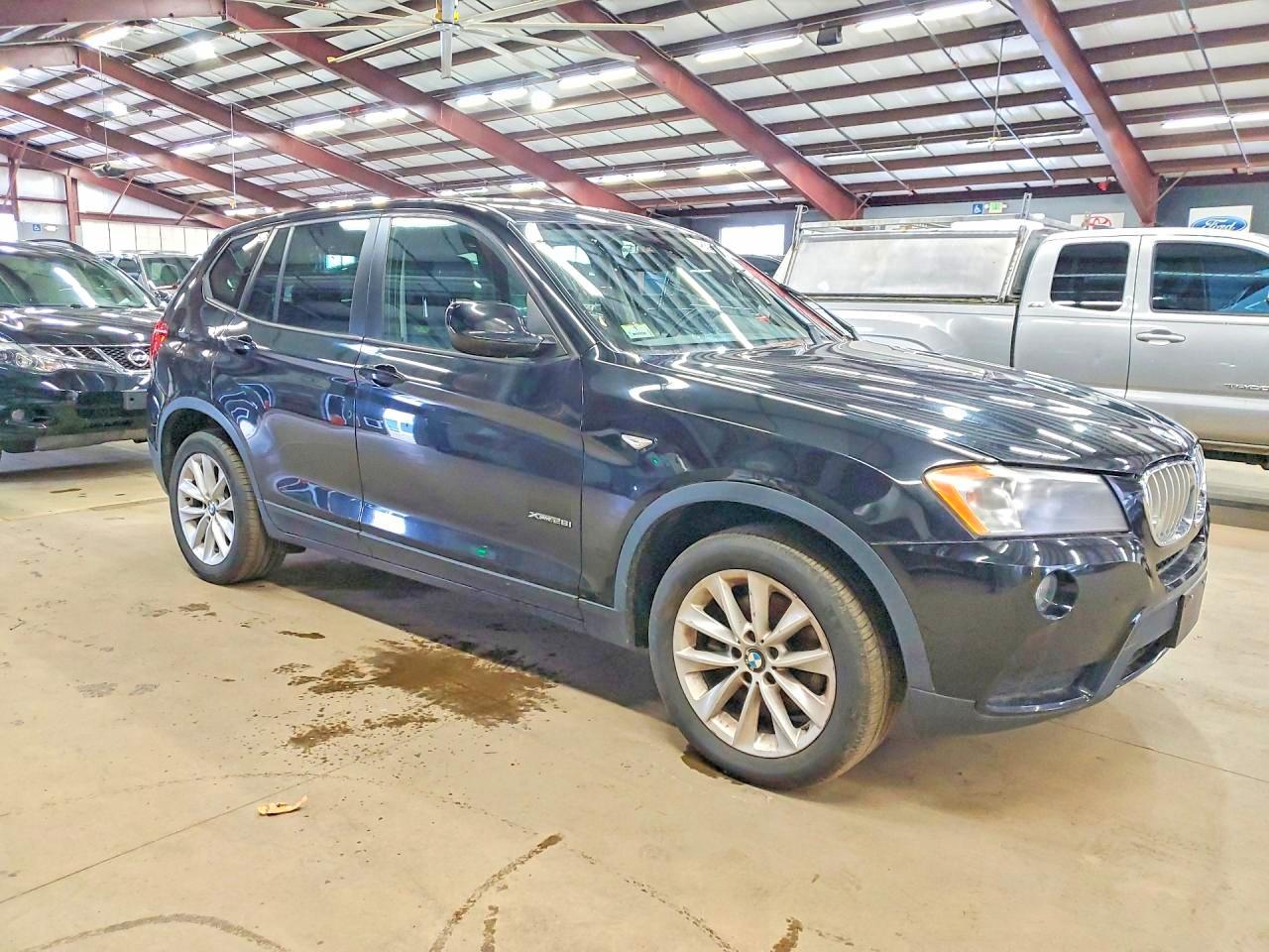 2013 Bmw X3 Xdrive28i Black vin: 5UXWX9C59D0A32602