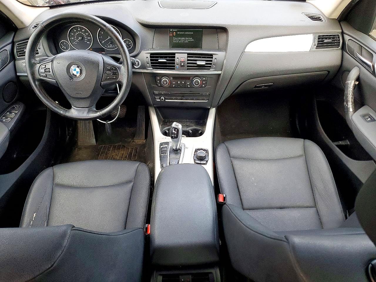 2013 Bmw X3 Xdrive28i Black vin: 5UXWX9C59D0A32602