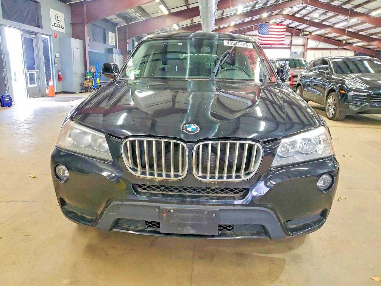 2013 Bmw X3 Xdrive28i Black vin: 5UXWX9C59D0A32602